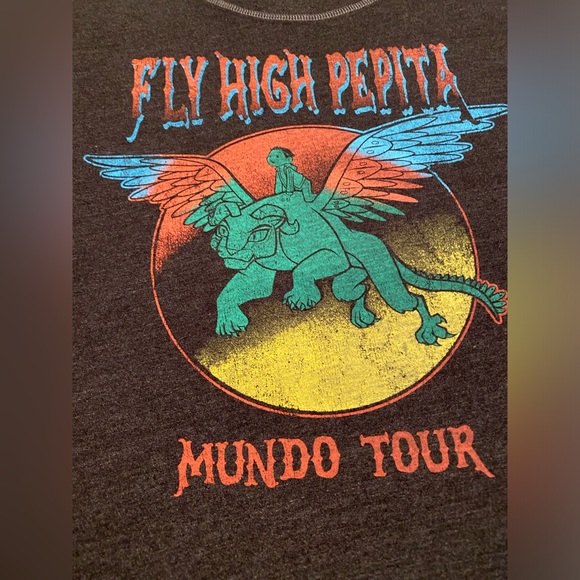 Disney Pixar Coco Fly High Pepita Oversized Tee NWT Medium - Picture 5 of 7